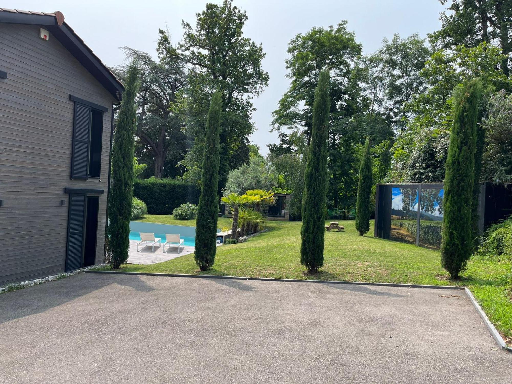 Villa Piscine A Proximite De Lyon Chaponost Buitenkant foto